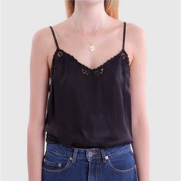 Rouje Tops - 😲ROUJE PARIS Button Back Camisole in Champagne